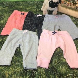 Baby girl sweat pants 0-3 M